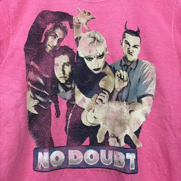 No Doubt Rock Pink T-Shirt Size S/M - Picture 2 of 4